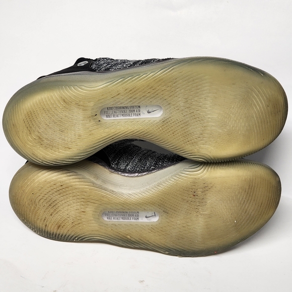 Nike Zoom KD 11 Still KD Flyknit Kevin Durant Basketball Shoes (Men's 8, black) - Picture 8 of 12